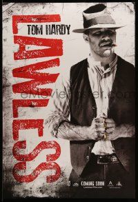 3s058 LAWLESS teaser DS 1sh '12 great image of Tom Hardy wearing brass knuckles!