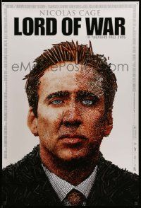 3s118 LORD OF WAR advance 1sh '05 wild bullet mosaic of arms dealer Nicolas Cage!