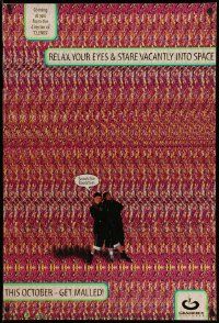 3s142 MALLRATS style A teaser DS 1sh '95 Kevin Smith, Snootchie Bootchies, cool magic eye design!