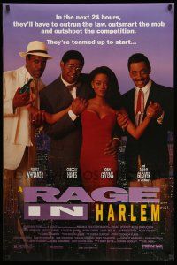 3s440 RAGE IN HARLEM 1sh '91 Forest Whitaker, Danny Glover, sexy Robin Givens w/gun!