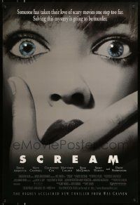 3s566 SCREAM 1sh '96 directed by Wes Craven, David Arquette, Neve Campbell!