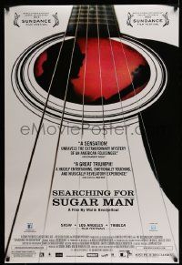 3s568 SEARCHING FOR SUGAR MAN DS 1sh '12 Sixto Rodriquez, Stephen Segerman, cool guitar!