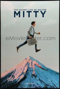 3s575 SECRET LIFE OF WALTER MITTY style B teaser DS 1sh '13 image of Ben Stiller over mountain!