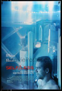 3s578 SELF/LESS DS 1sh '15 Tarsem Singh, cool sci-fi image of Ryan Reynolds and Ben Kingsley!