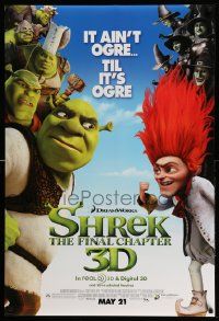 3s600 SHREK FOREVER AFTER May 21 advance DS 1sh '10 great images of animated cast!