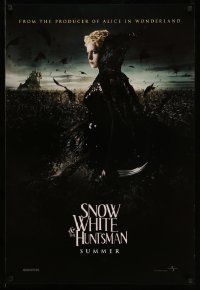 3s636 SNOW WHITE & THE HUNTSMAN Summer teaser DS 1sh '12 sexy Charlize Theron with many birds!