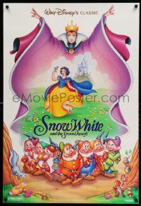 3s638 SNOW WHITE & THE SEVEN DWARFS DS 1sh R93 Walt Disney animated classic!