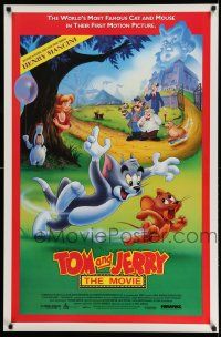 3s814 TOM & JERRY THE MOVIE 1sh '92 cat & mouse, the world is a kinder, gentler place!