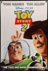 3s827 TOY STORY 2 advance DS 1sh '99 Woody, Buzz Lightyear, Disney and Pixar animated sequel!