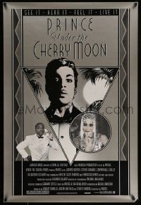 3s868 UNDER THE CHERRY MOON 1sh '86 cool art deco style artwork of Prince!