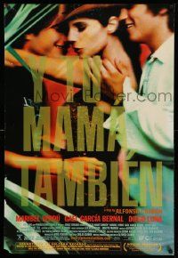 3s983 Y TU MAMA TAMBIEN 1sh '01 Alfonso Cuaron directed, Maribel Verdu, Diego Luna!