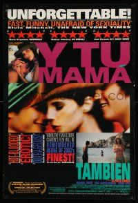 3s984 Y TU MAMA TAMBIEN reviews 1sh '01 Alfonso Cuaron directed, Maribel Verdu, Diego Luna!