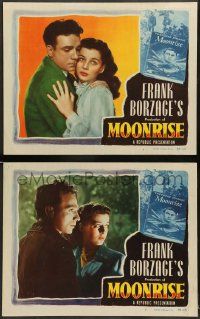 3t944 MOONRISE 2 LCs '48 pretty Gail Russell, Dane Clark, Frank Borzage film noir!