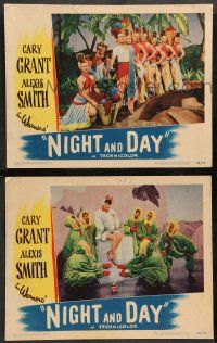 3t948 NIGHT & DAY 2 LCs '46 directed by Michael Curtiz, cool images from dance numbers, Mary Martin!