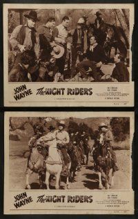 3t951 NIGHT RIDERS 2 LCs R53 John Wayne, Crash Corrigan, Max Terhune, The Three Mesquiteers!