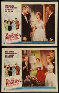 3t957 PLEASURE OF HIS COMPANY 2 LCs '61 Fred Astaire, Debbie Reynolds, Hunter, Palmer!