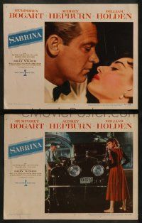 3t967 SABRINA 2 LCs '54 great images of Audrey Hepburn and William Holden!