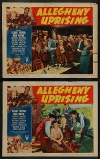 3t765 ALLEGHENY UPRISING 3 LCs R52 great images of John Wayne & pretty Claire Trevor!