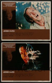3t032 ALTERED STATES 8 LCs '80 William Hurt, Paddy Chayefsky, Ken Russell, sci-fi horror!