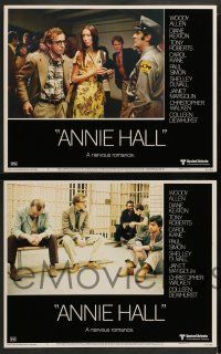3t010 ANNIE HALL 10 LCs '77 wacky images of star/director Woody Allen in a nervous romance!