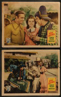 3t554 COMIN' ROUND THE MOUNTAIN 6 LCs '36 Gene Autry w/guitar, Smiley Burnette, Ann Rutherford!