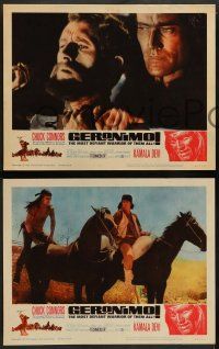 3t098 GERONIMO 8 LCs '62 Native Americans Chuck Connors and Kamala Devi, the most defiant!