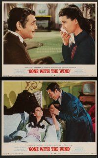 3t516 GONE WITH THE WIND 7 LCs R68 Clark Gable, Vivien Leigh, Leslie Howard, all-time classic!