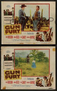 3t794 GUN FURY 3 3D LCs '53 cowboy western, images of pretty Donna Reed & Rock Hudson!