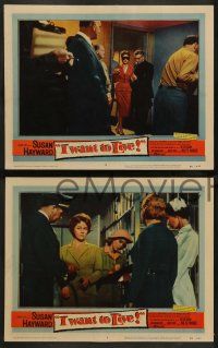 3t521 I WANT TO LIVE 7 LCs '58 Susan Hayward as Barbara Graham, images of women's prison!