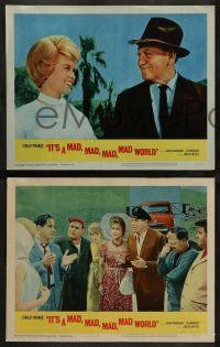 3t153 IT'S A MAD, MAD, MAD, MAD WORLD 8 LCs '64 Mickey Rooney, Spencer Tracy, many top stars!