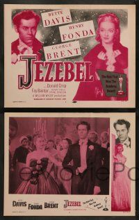 3t161 JEZEBEL 8 LCs R56 Bette Davis, Henry Fonda, George Brent, directed by William Wyler!
