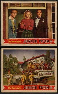 3t808 JUNIOR PROM 3 LCs '46 Teen Agers Freddie Stewart & June Preisser!