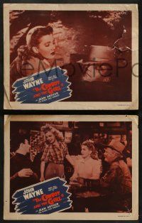 3t687 LADY TAKES A CHANCE 4 LCs R54 Jean Arthur moves west and falls in love with John Wayne!