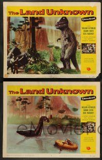 3t530 LAND UNKNOWN 7 LCs '57 Jock Mahoney & Shirley Patterson in a paradise of hidden terrors!