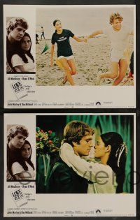 3t214 LOVE STORY 8 LCs '70 Ali MacGraw & Ryan O'Neal, directed by Arthur Hiller!