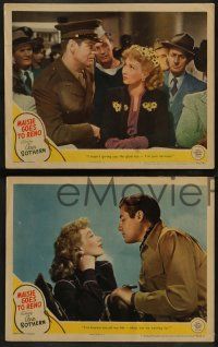 3t614 MAISIE GOES TO RENO 5 LCs '44 great images of Ann Sothern, sexiest Ava Gardner & cast!