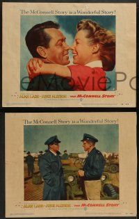 3t256 McCONNELL STORY 8 LCs '55 wonderful images of Alan Ladd, June Allyson, James Whitmore!