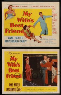3t290 MY WIFE'S BEST FRIEND 8 LCs '52 Macdonald Carey, Catherine McLeod & sexy Anne Baxter!