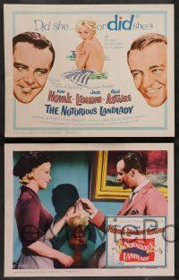 3t304 NOTORIOUS LANDLADY 8 LCs '62 great images of sexy Kim Novak, Jack Lemmon & Fred Astaire!