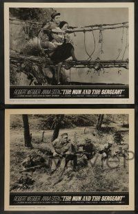 3t305 NUN & THE SERGEANT 8 LCs '62 dramatic Korean War images, Robert Webber, Anna Sten!