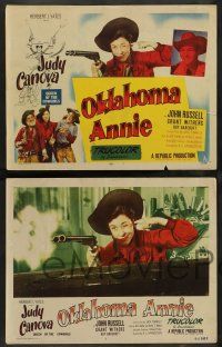 3t310 OKLAHOMA ANNIE 8 LCs '51 cool images of queen cowgirl Judy Canova + Hirschfeld TC art!
