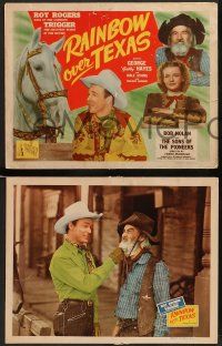 3t335 RAINBOW OVER TEXAS 8 LCs '46 Roy Rogers, Gabby Hayes, Dale Evans, Sons of the Pioneers