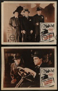 3t734 ROARING TWENTIES 4 LCs R56 great images of James Cagney, Humphrey Bogart & Frank McHugh!