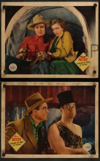3t624 ROUND-UP TIME IN TEXAS 5 LCs '37 Gene Autry & pretty Maxine Doyle, Smiley Burnette!