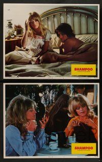 3t579 SHAMPOO 6 LCs '75 great images of hairdresser Warren Beatty, Julie Christie & Goldie Hawn!