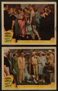 3t840 SHIP AHOY 3 LCs '42 sexy tropical Eleanor Powell, Red Skelton, Tommy Dorsey