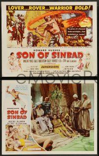 3t383 SON OF SINBAD 8 LCs R61 Hughes, Vincent Price, Robertson, Forrest, Blanchard, Lili St. Cyr!