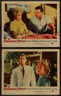 3t750 SUMMER PLACE 4 LCs '59 Sandra Dee & Dorothy McGuire in Delmer Daves young lovers classic!