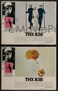 3t441 THX 1138 8 LCs '71 first George Lucas, Robert Duvall, bleak futuristic fantasy sci-fi!