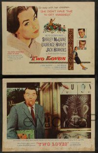 3t462 TWO LOVES 8 LCs '61 Shirley MacLaine, Laurence Harvey, Jack Hawkins